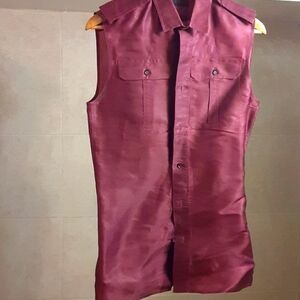 BURBERRY silk mens shirt, Size: XS